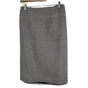 NWT Talbots Navy and White Pin Striped Pencil Skirt Womens Size 20